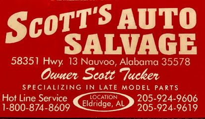 Scott's Auto Salvage, Nauvoo, Alabama