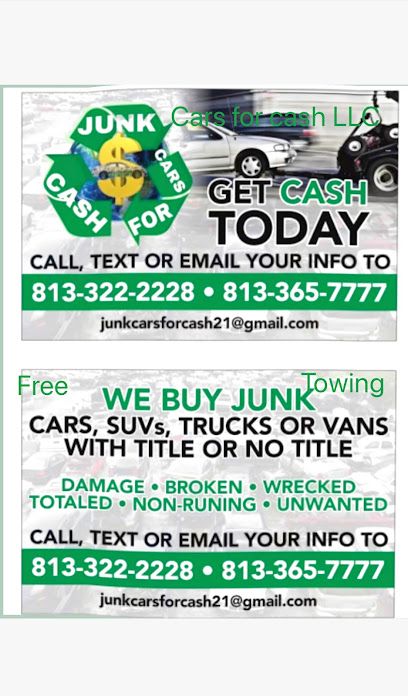 JUNK CARS FOR CASH LLC, Tampa, Florida