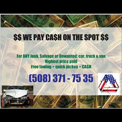 Junk car removal Cash for Car Unwanted car removal, Natick, Massachusetts