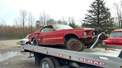 Sand Lake Auto Salvage, Sand Lake, Michigan