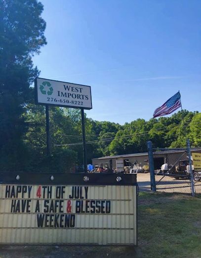 West Imports Metal Recycling, Martinsville, Virginia